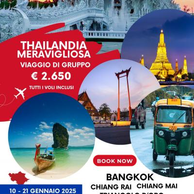 Thailandia Gennaio 2025 - Viaggio di Gruppo